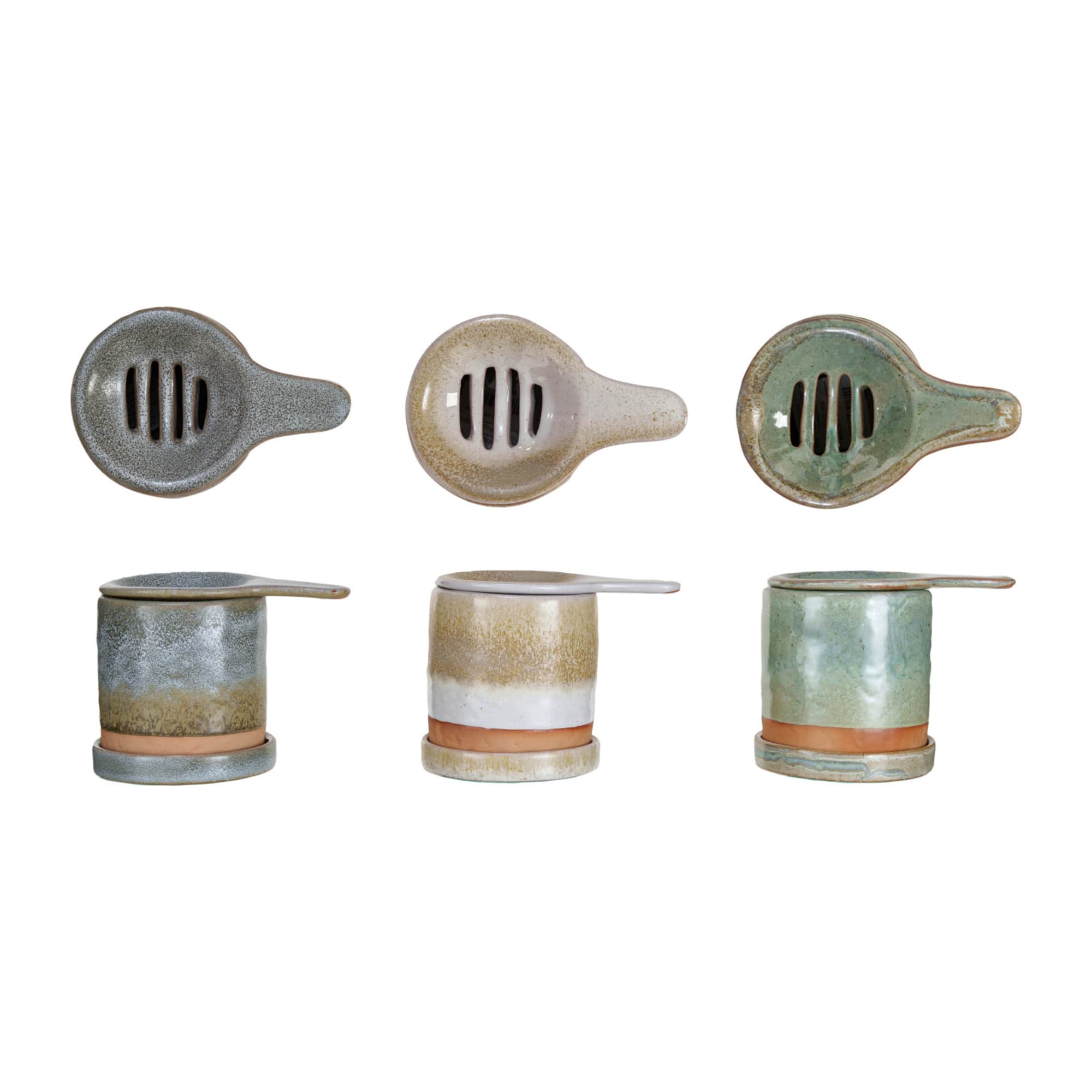 Hello Honey® Stoneware Coffee Filter Set with Cup & Saucer